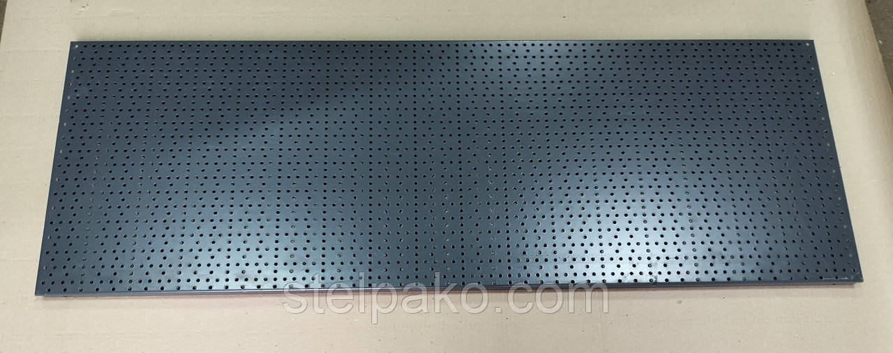 Лист перфорований (задня стінка) «Колумб», 132х45 см., RAL 7024 м, Б/у, фото 1