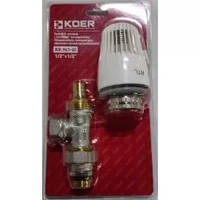 Кран Koer KR.941-Gi - 1/2x1/2 RTL із системою "антипротечка" кутовий