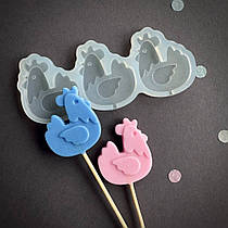 Силіконовий молд для льодяників "Півник"