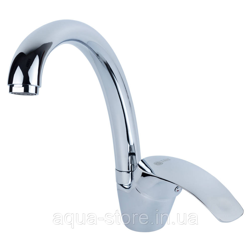 Змішувач s04 Ø40 для кухні гусак вухо на гайці TAU SD-4B143C (9804150), фото 1