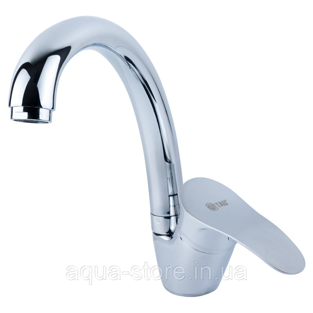 Змішувач s07 Ø40 для кухні гусак вухо на гайці TAU SE-4B145C (9807150), фото 1