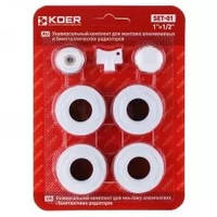 Комплект для радіатора 1/2" KOER SET-01 Без кріплень