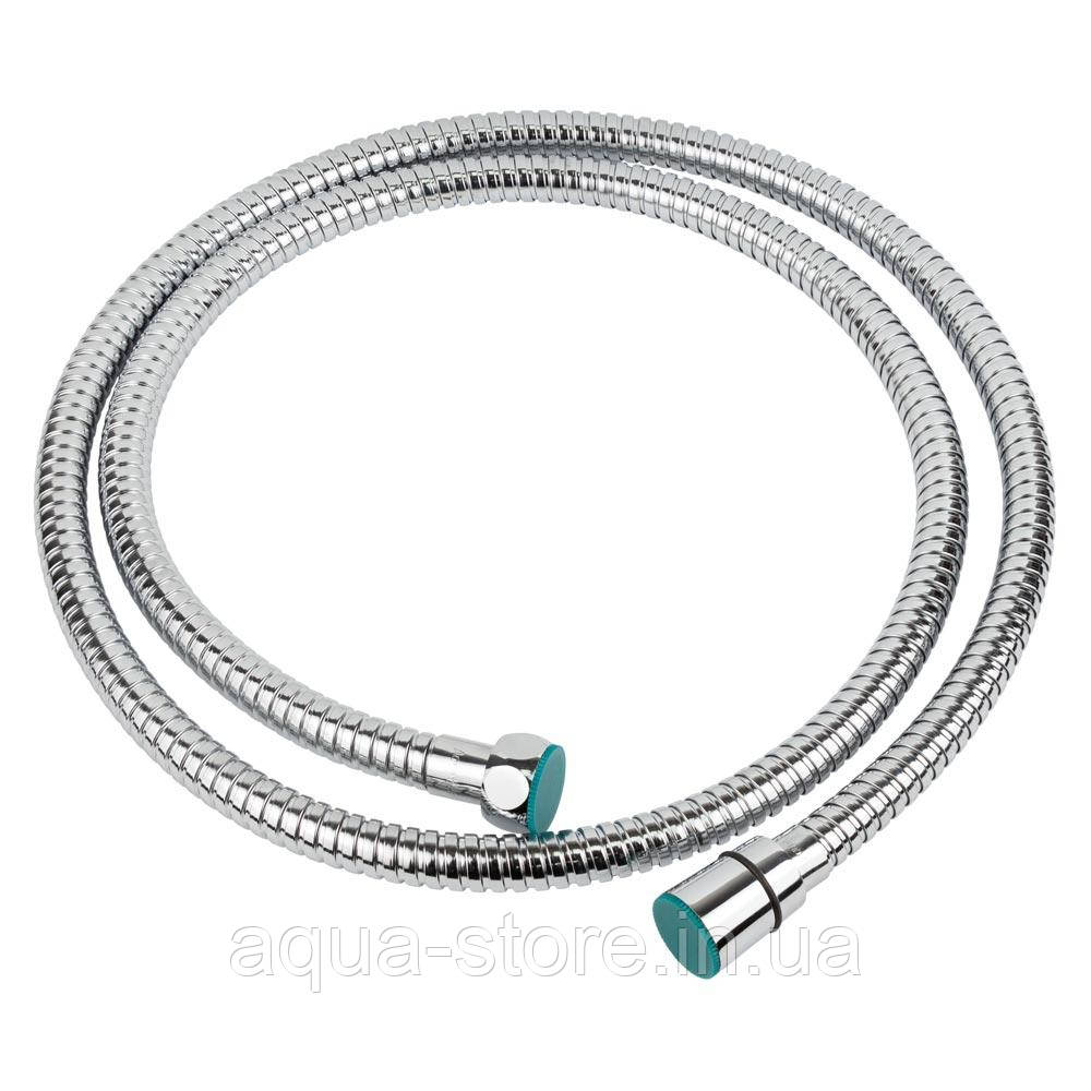Шланг для душа 1/2" SS хромований з підшипником 150см AQUATICA XB-8173 (9792021), фото 1