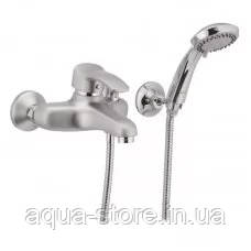 Змішувач Haiba Focus 009 euro ванна коротка Satin