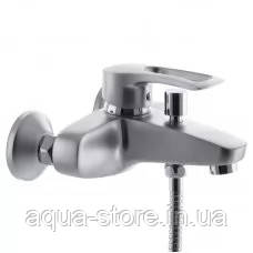 Змішувач Haiba Hansberg 009 euro ванна коротка Satin, фото 1