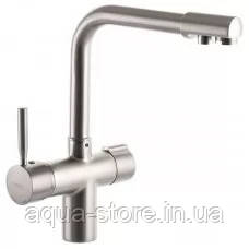 Змішувач Haiba Hans 021 ялинка Нержавіюча сталь, фото 1