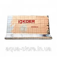 Плівка Koer KR.8018 тепловідбивна металізована з розміткою 105 мкр, РУЛОН 50 м