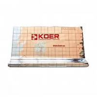 Плівка Koer KR.8018 тепловідбивна металізована з розміткою 105 мкр, РУЛОН 50 м