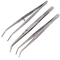 Пинцет стоматологический College с фиксатором 15 см