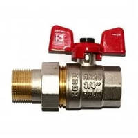 Кран Koer з американкою 3/4 Red
