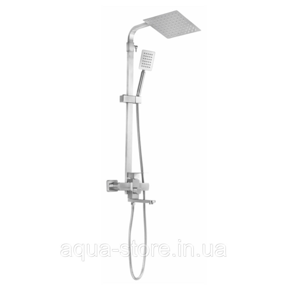 Душова система s18 з картриджним змішувачем SS AQUATICA (9718401), фото 1