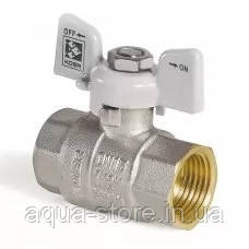 Кран Koer 1" ГГ Бабочка White, фото 1