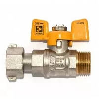 Кран Koer 1/2" ГШ ГАЗ із накидною гайкою