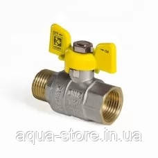 Кран Koer газовий 1/2" ГШ Метелик