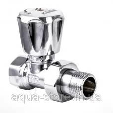 Вентиль Koer радиаторный хром. 1/2x1/2 KR.903.CHR, фото 1