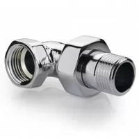 Сгон американка Koer 1" угловой хром