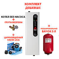 Котел КЕ 6/380 В + насос + бачок + група безпеки