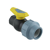 Кран кульовий PN santehplast 50мм 1 1/2"