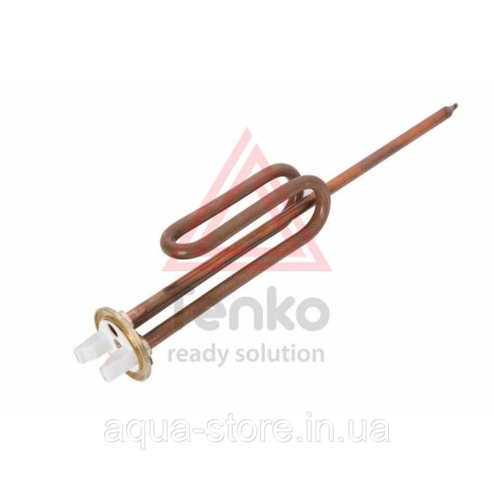 ТЭН 2 кВт для бойлера, фланець, мідь, під анод М6, кор.ніжка, фото 1