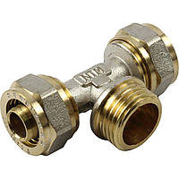 Трійник незнімний eco nn 16x3/4"x16мм