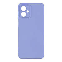 Силіконовий чохол Silicone Cover Full Camera A для Motorola G14 колір Lilac lamp
