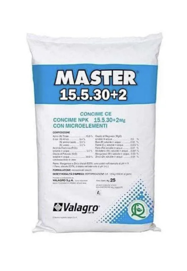 Добриво Мастер 15.5.30 Valagro - 25 кг