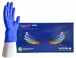 Перчатки Нітрилові упаковка - Medical Professional, сині розмір L