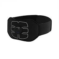 Електричний пояс стимулятор м`язів живота EQ66 універсальний тренажер для преса та рук lamp