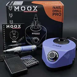 Професійний фрезер Мокс X200 на 70 Вт. - 50000 об./хв. ФІОЛЕТОВИЙ  для манікюру та педикюру