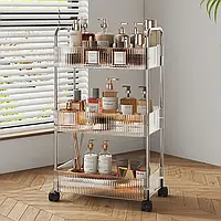 Декоративный органайзер для дома и офиса на колесах sg1 этажерка для косметики lamp