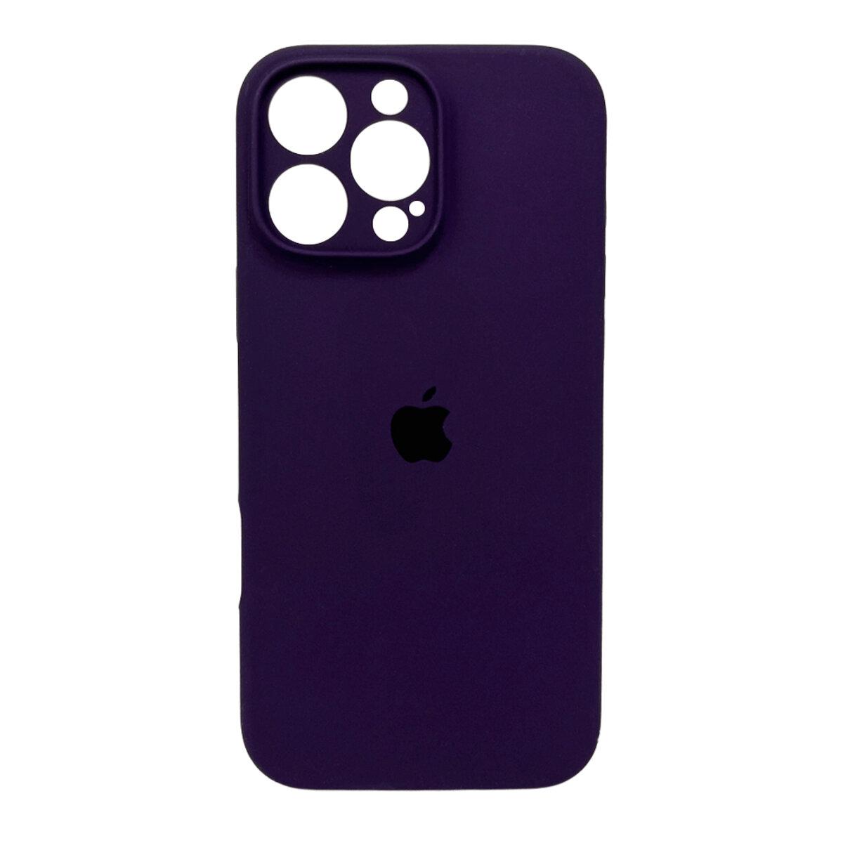 Чохол Silicone Full Case Camera Protect (AA) Apple iPhone 16 Pro Max (Фіолетовий)
