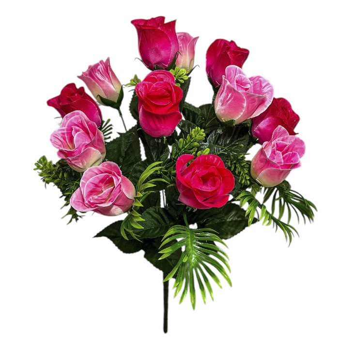 Штучні квіти букет атласні бутони Сіртакі, 50см, фото 1