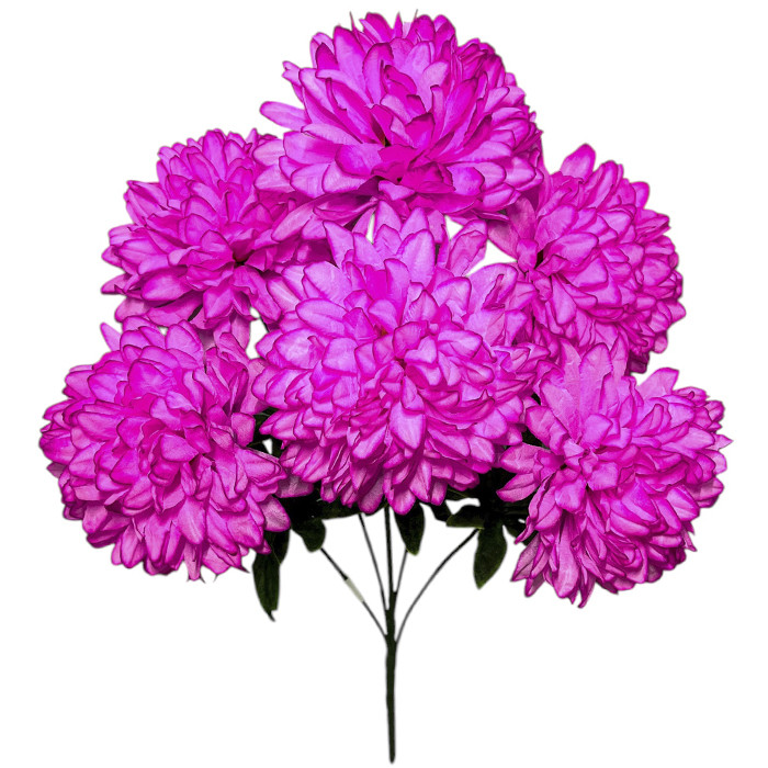 Штучні квіти букет хризантеми Вересень, 55см, фото 1