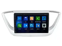 Штатная автомагнитола с навигацией Gps для автомобилей Hyundai Accent 2017 9 дюймов Android 10.1 4 ГБ 32 ГБ lamp