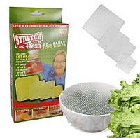 Силіконові плівки кришки stretch and fresh w68 багаторазові набір силіконових кришок різного розміру lamp