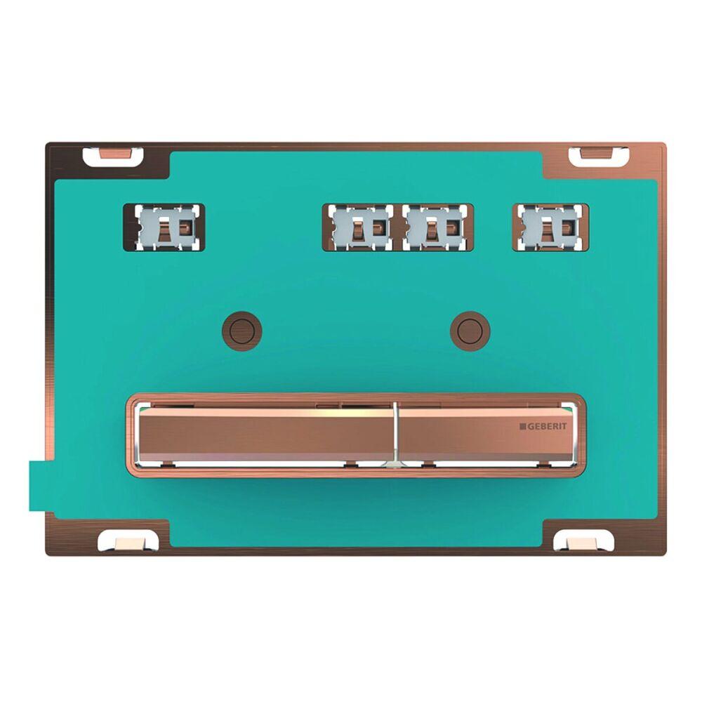 Внутрішня частина кнопки зливу GEBERIT подвійна матована золото 125713 115.670.00.2, фото 1