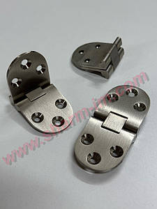 Петля для складаного столу 180 градусів (Siso) Нікель 30х72 мм