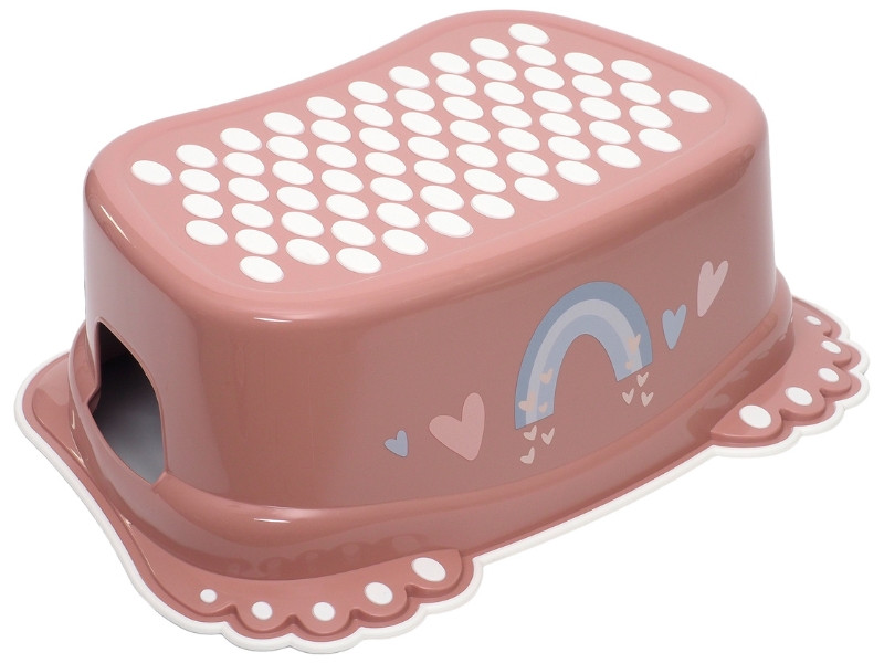 Сходинки дитячі антиковзкі у ванну METEO pink