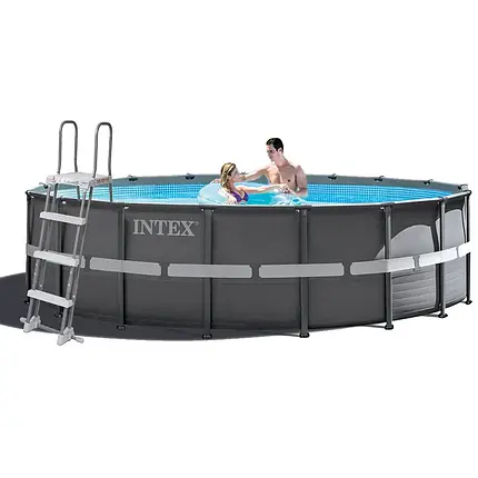 Каркасний басейн Intex 26326-1, 488 x 122 см (драбина, тент, підстилка), фото 1
