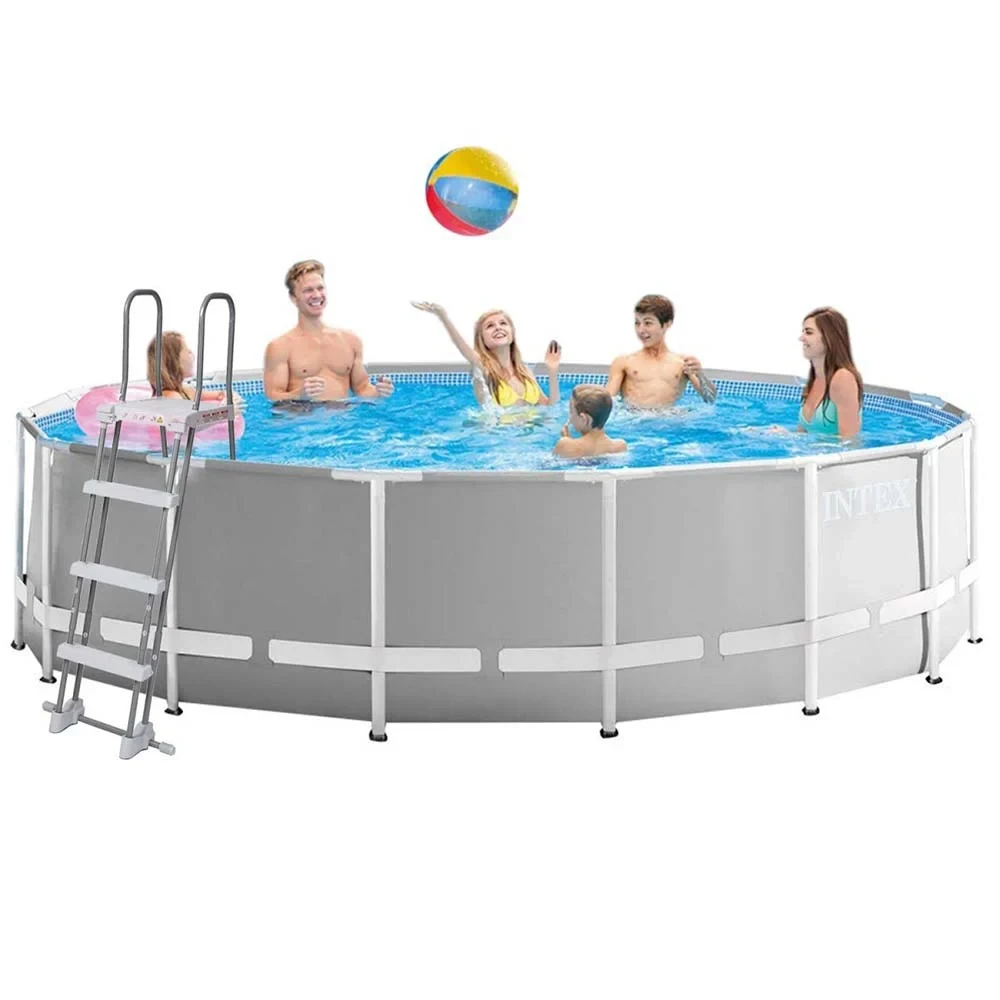 Каркасний басейн Intex 26726-1, 457 x 122 см (тент, підстилка, драбина)