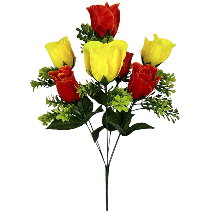 Штучні квіти букет атласних бутонів Греція, 48см, фото 1