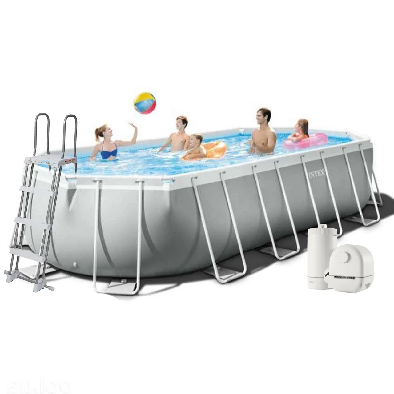 Каркасний басейн Intex 26798, 610 x 305 x 122 см (5678 л/год, драбина, тент, підстилка)
