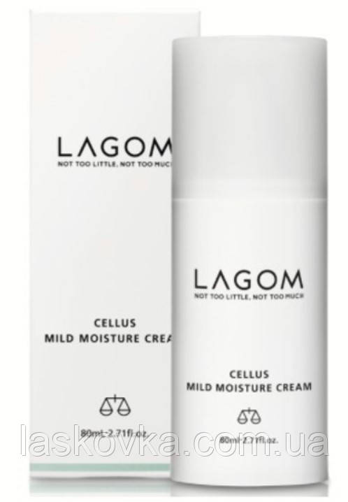 Крем для обличчя зволожуючий Lagom Cellus Mild Moisture Cream 80 ml