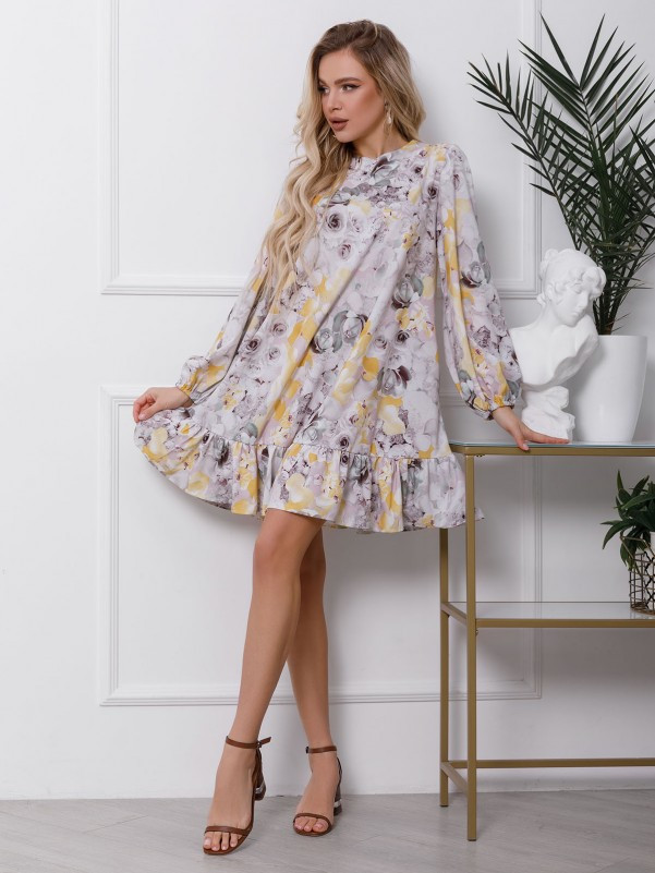 Плаття ISSA PLUS 12418 L мультиколор