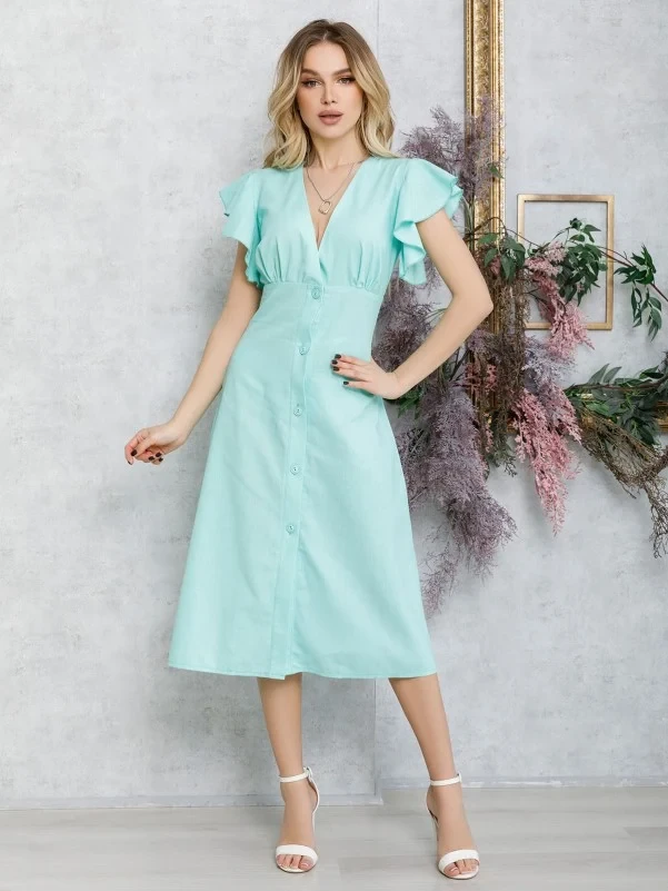 Плаття ISSA PLUS 12591 S м'ятний