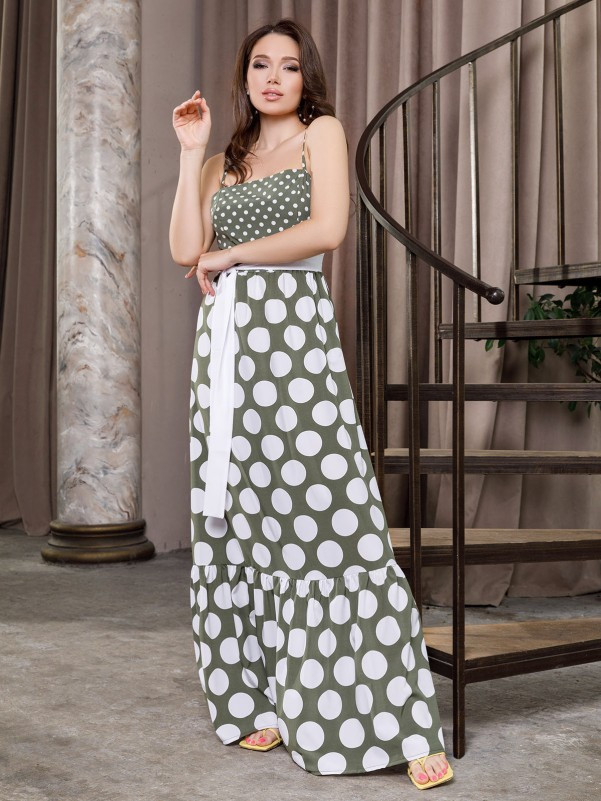 Плаття ISSA PLUS SA-222 S хакі