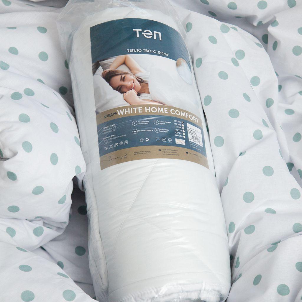 Ковдра "WHITE HOME COMFORT" 200*220 см (350 г/м2) (microfiber) (туб-пакет)