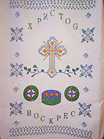 Великодній рушник, махра, розмір 35х55, набір 3 штуки. Висока якість тканини.