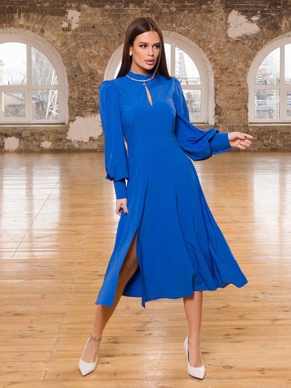 Плаття ISSA PLUS 13126 M синій
