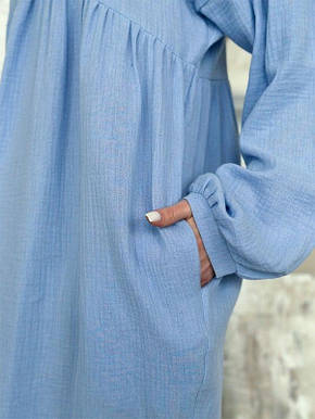 Плаття ISSA PLUS 13818 S блакитний, фото 3